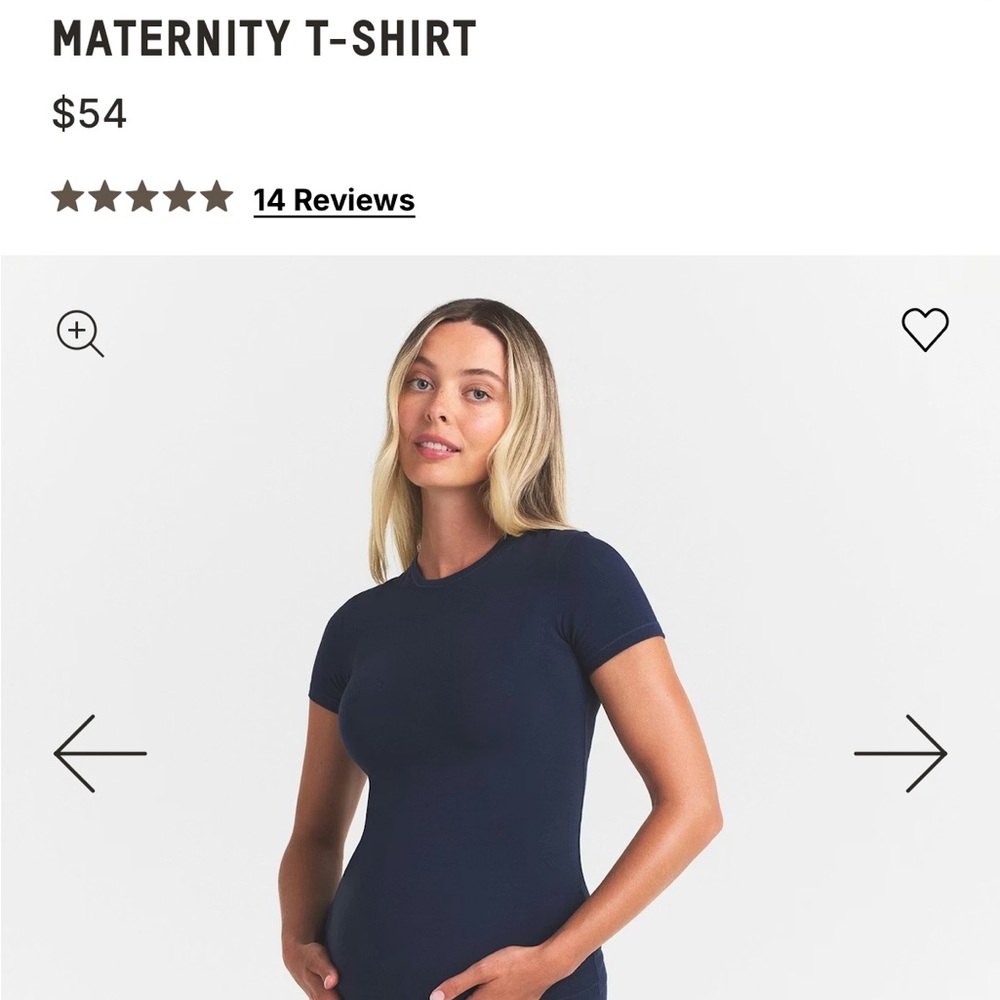NWT- skims maternity tee